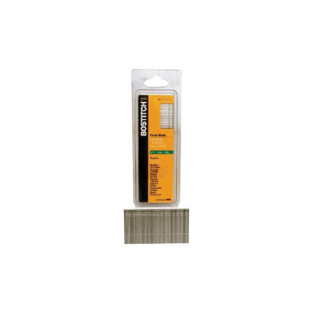 BOSTITCH Collated Finishing Nail, 1-3/4 in L, 16 ga, Coated, Round Head, Straight SB16-1.75-1M